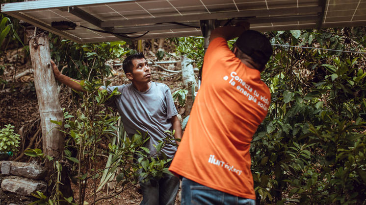 'Luzes de esperança' leva eletricidade à região da Huasteca Potosina (San Luis Potosí).