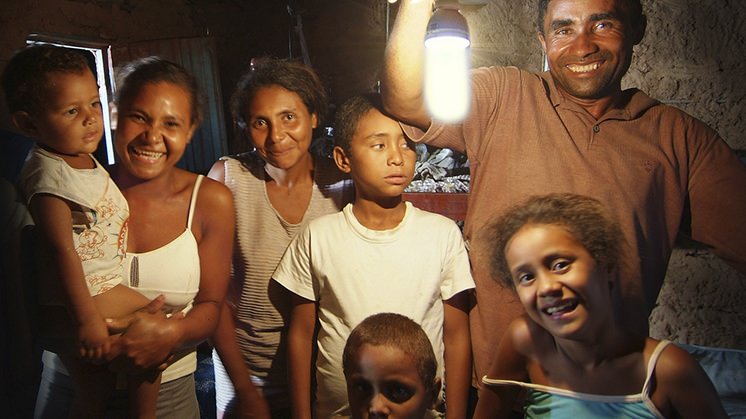 Proyecto 'Luz para todos' en Brasil.