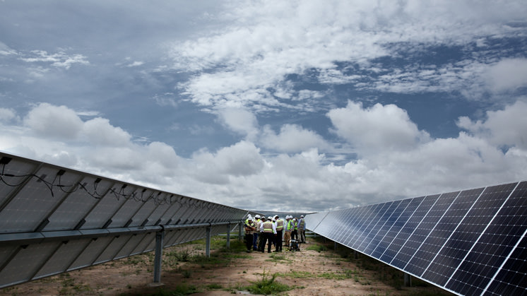 Planta fotovoltaica de Santiago en el estado de San Luis Potosí (México).