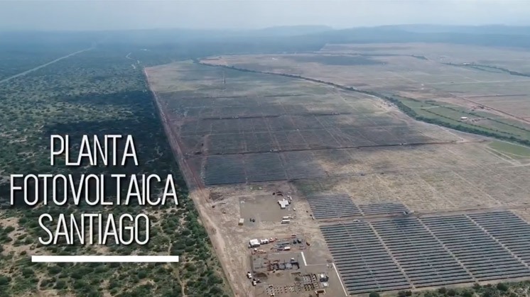 Vista aérea del proyecto Santiago (México).