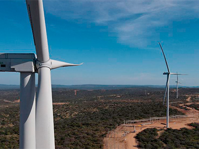 Oitis onshore wind farm complex