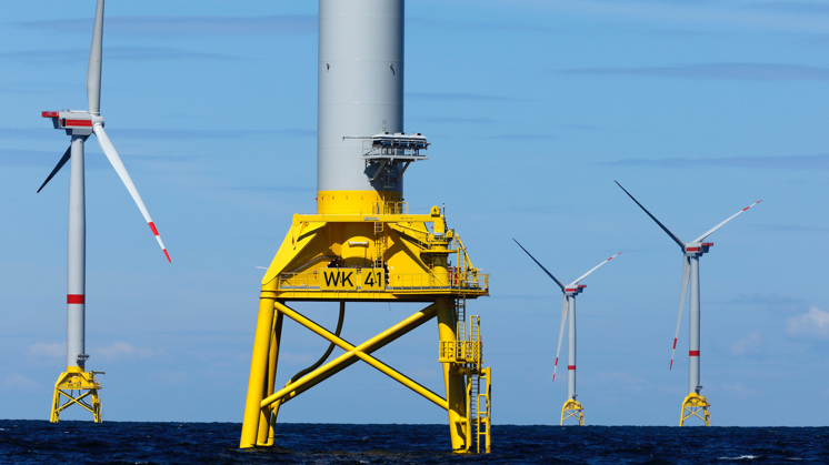 Parque eólico offshore de Wikinger.