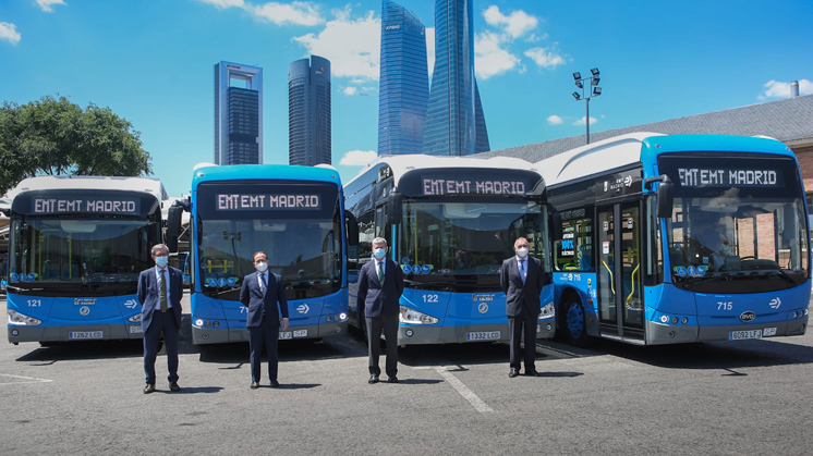 Iberdrola will advise and facilitate the electrification of the city bus network of Madrid.