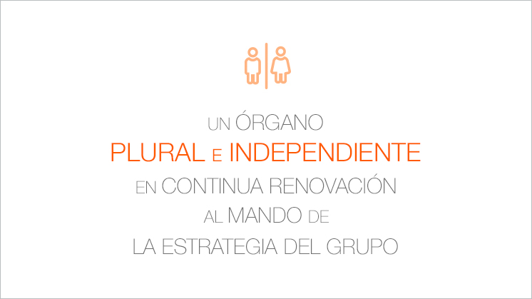 Un órgano plural e independiente en continua renovación al mando de la estrategia del grupo.