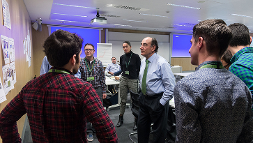 Ignacio S. Galán, at the Iberdrola Campus