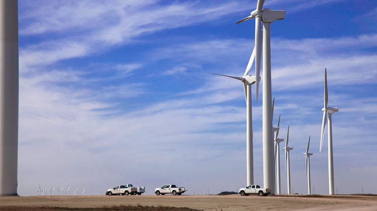 Complejo eólico Peñascal (Texas), de 401 MW.