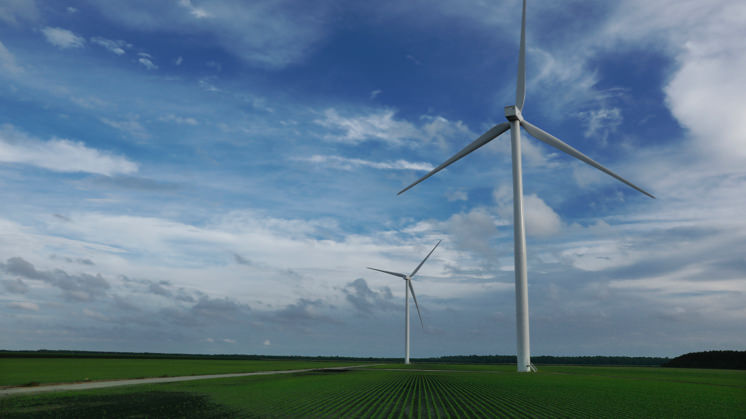 Parque eólico Amazon US East (Carolina del Norte), de 208 MW.