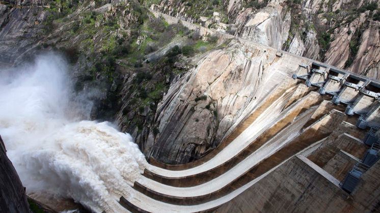 Aldeadávila hydroelectric plant (Spain).