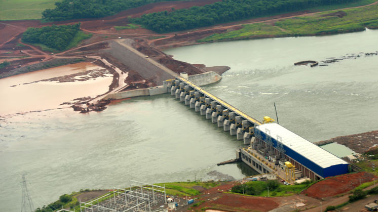 Central hidroeléctrica de Baixo Iguaçu (Brasil).