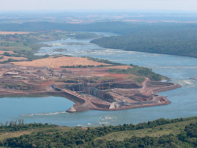 Baixo Iguaçu hydroelectric power plant