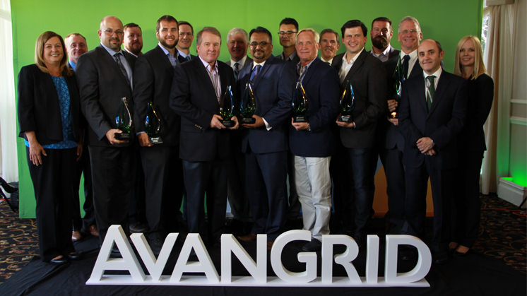 Vencedores dos Prêmios ao Fornecedor 2017 na Avangrid.