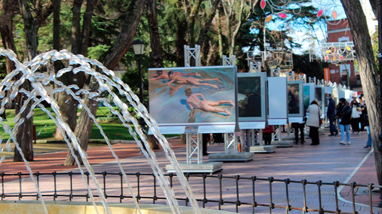 Exhibition The Museo del Prado in the streets in Guadalajara.