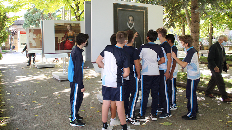 Exhibition The Museo del Prado in the streets in Soria.