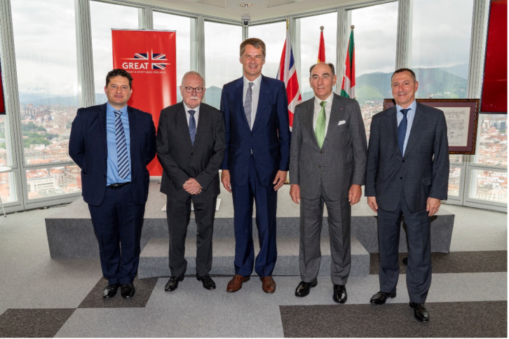 Ignacio Galán, Hugh Elliot, Derek Doyle, José Luis Briceño and Mikel Antón
