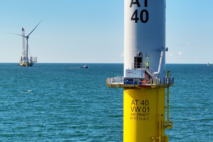Parque eólico 'offshore' da Iberdrola nos EUA.