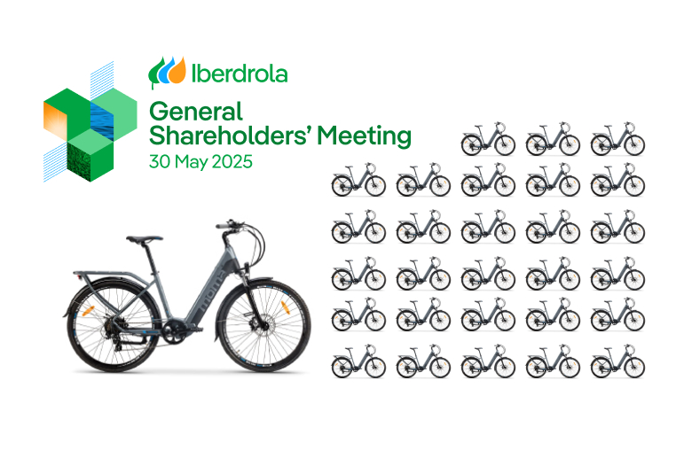 Image of the electric bicycle raffled at the 2025 General Shareholders' Meeting