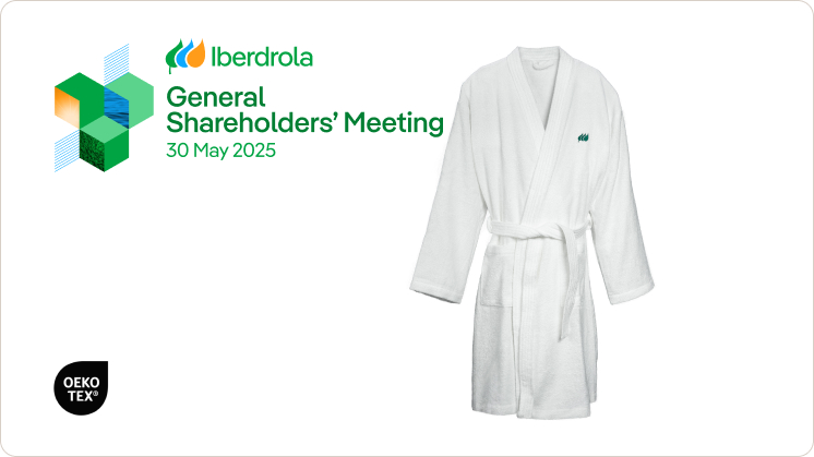 Photo of the commemorative gift a bathrobe.