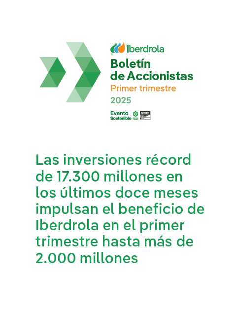 Shareholder's bulletin First quarter 2025