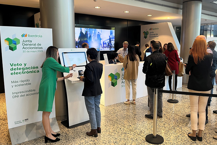 Iberdrola activa los Puntos de Atención al Accionista para promover la participación en la Junta