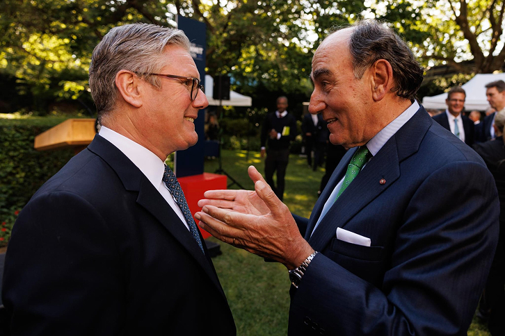 Galán asiste a la recepción del primer ministro británico con motivo de la cumbre entre el Reino Unido y la UE