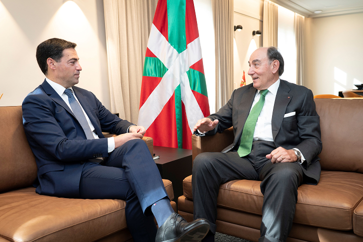 Ignacio Galán holds meetings with institutional representatives of the Basque Country