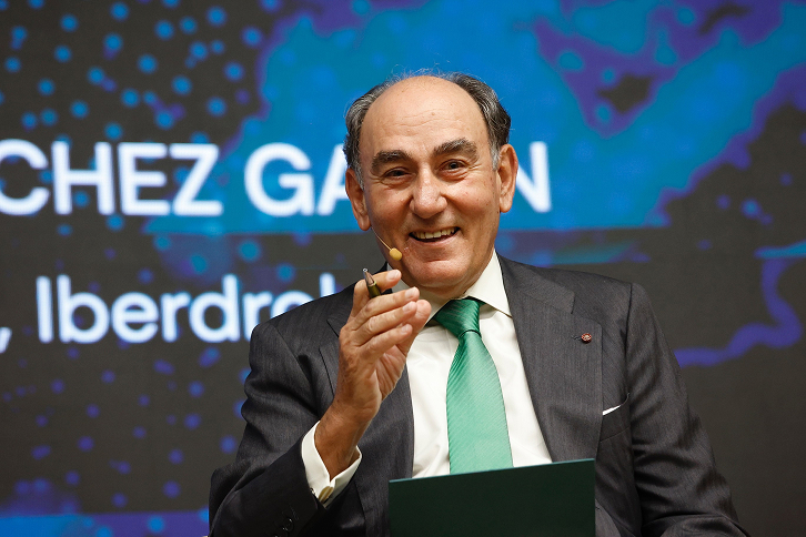 Ignacio Galán, presidente da Iberdrola, durante sua participação na Câmara de Comércio dos Estados Unidos na Espanha