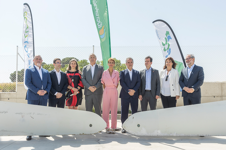 Iberdrola España and FCC inaugurate EnergyLOOP, the first wind turbine blade recycling plant on the Iberian Peninsula