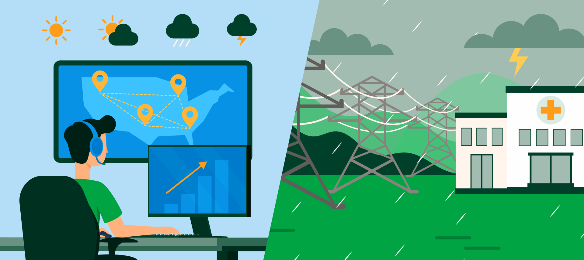 Resiliencia de la red eléctrica