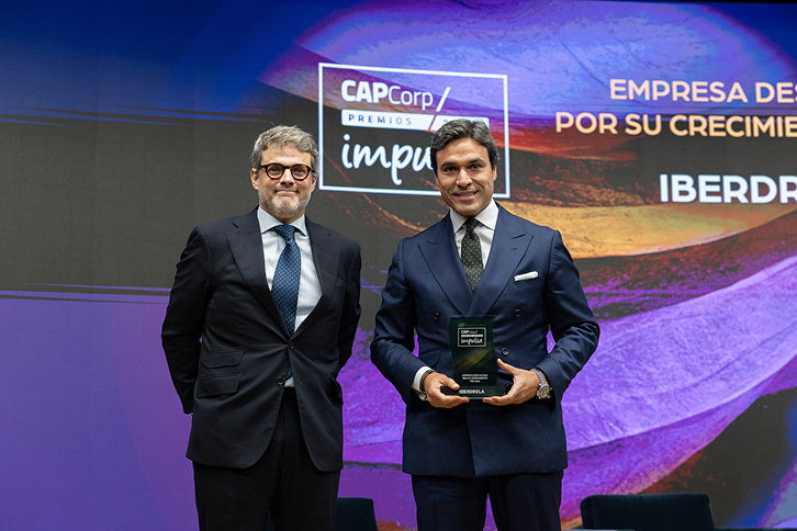 David Mesonero receives the Impulsa 2025 award for Iberdrola's leadership in M&