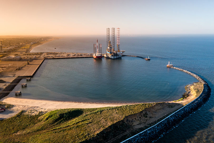 Porto de East Anglia em Great Yarmouth