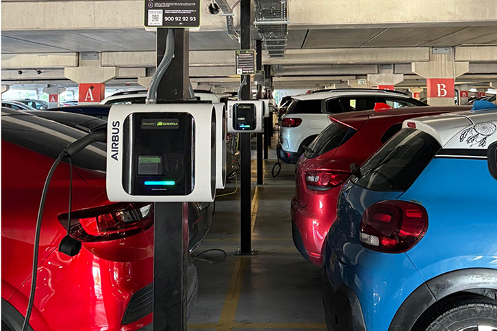 Iberdrola installs 500 new charging points at Airbus production centres in Spain