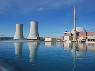 Imagen de una central nuclear