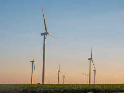 Energía eólica terrestre