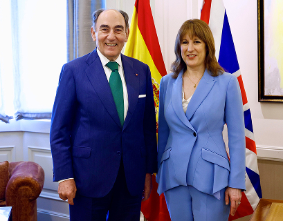 Ignacio Galán y Rachel Reeves