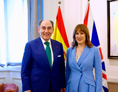 Ignacio Galán y Rachel Reeves