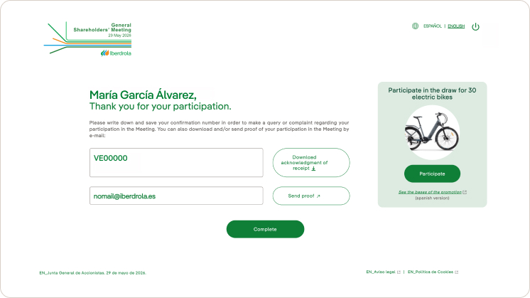 Participation portal