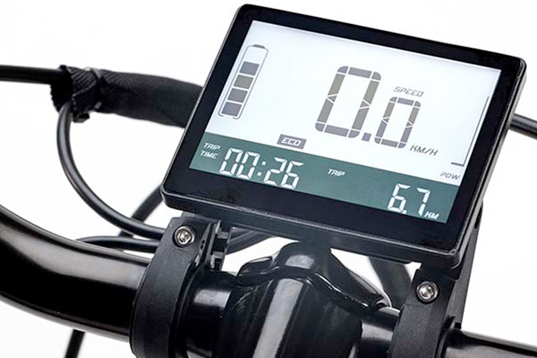 Imagen del manillar de la bicicleta eléctrica sorteada en la Junta General de Accionistas 2026