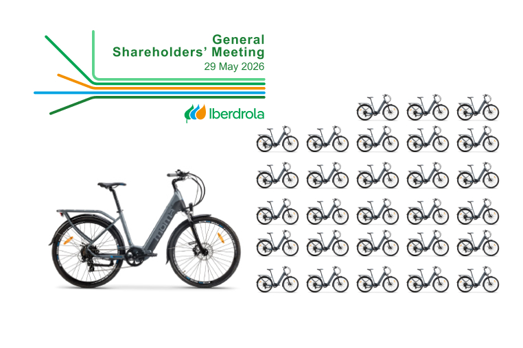 Image of the electric bicycle raffled at the 2026 General Shareholders' Meeting