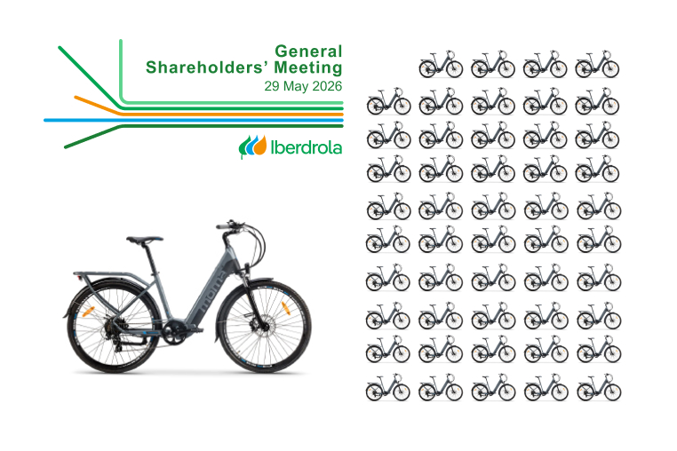 Electric bicycle raffled at the 2026 General Shareholders' Meeting