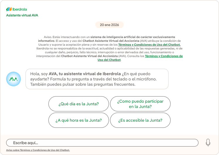O AVA permite realizar consultas por escrito ou por voz*, além de mostrar as perguntas mais frequentes.