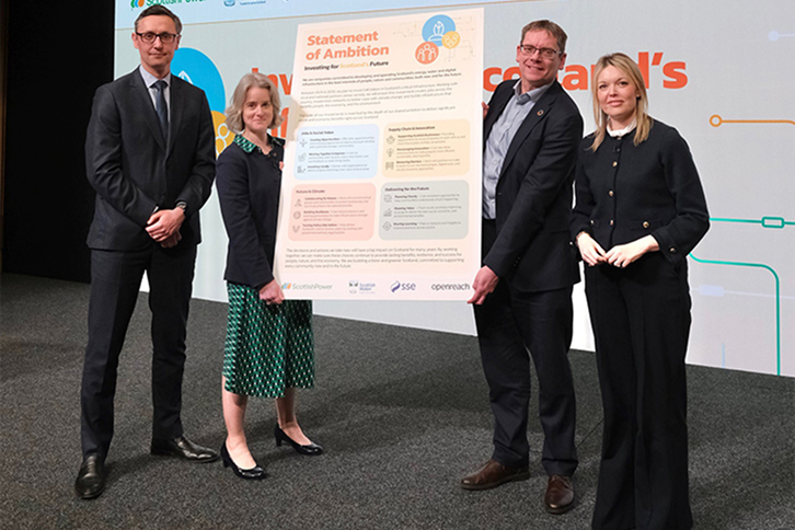 Scotland’s utilities announce £46 billion investment in key infrastructure at ScottishPower headquarters