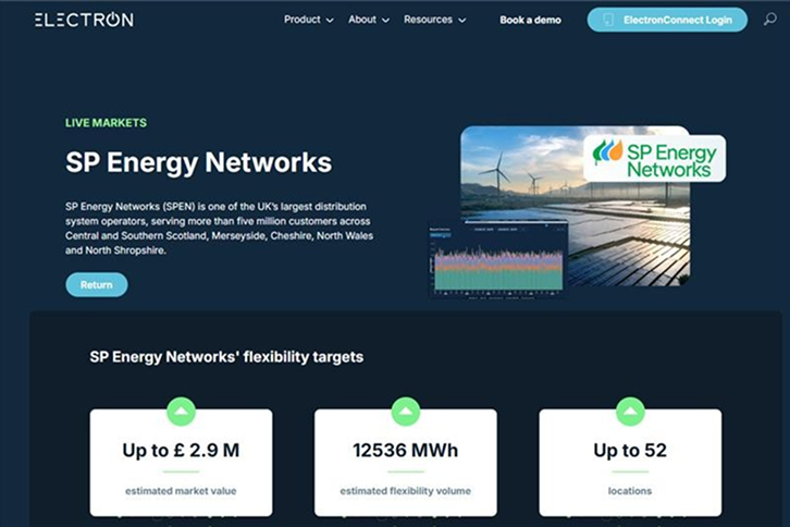 SP Energy Networks refuerza sus mercados de flexibilidad con la nueva plataforma ElectronConnect