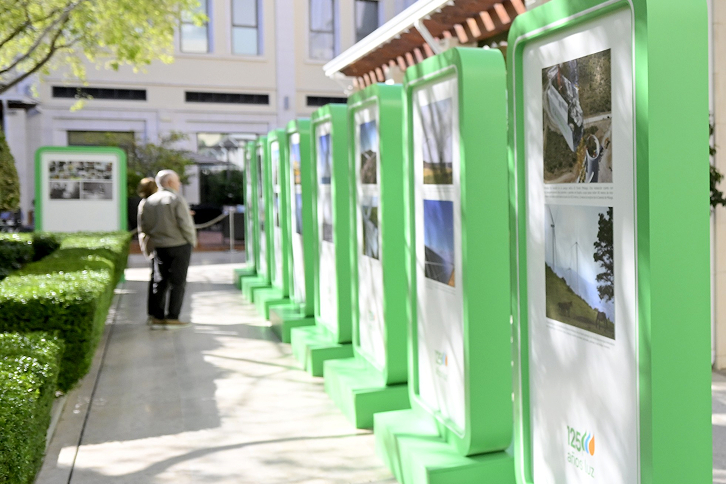 exposición itinerante 125 años luz iberdrola