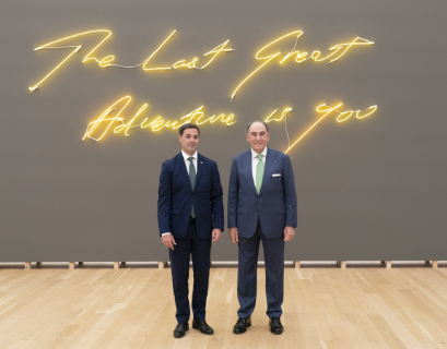 Ignacio Galán and Imanol Pradales