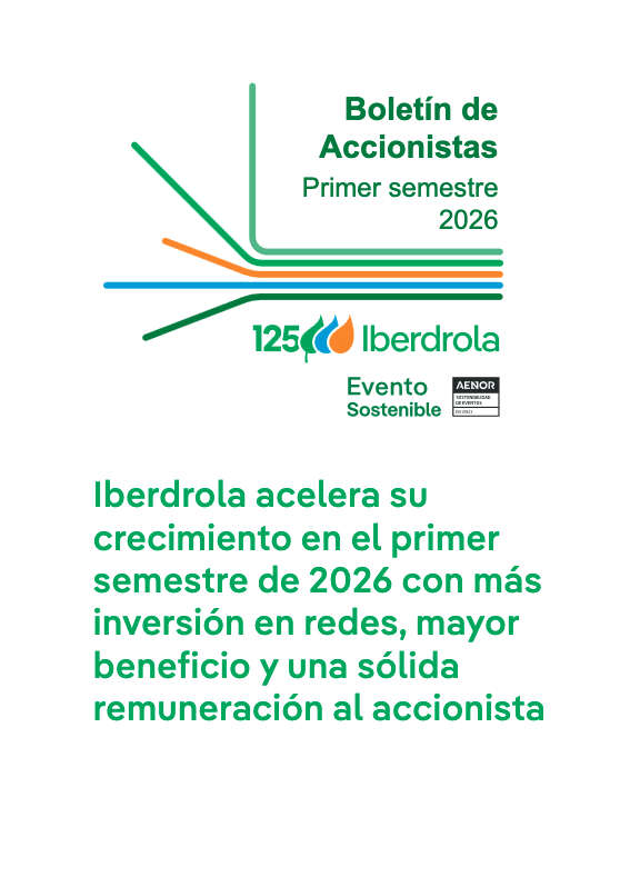 Boletín de accionistas. Primer semestre 2026