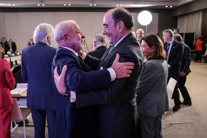 The President of Brazil, Luiz Inácio Lula da Silva, together with Iberdrola’s Executive Chairman, Ignacio Galán.