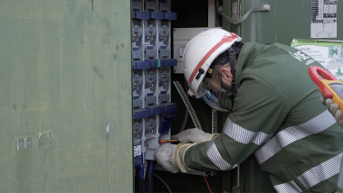centro de transformación eléctrico