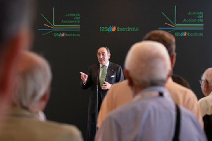Ignacio Galán participa en la Jornada del Accionista de Iberdrola en Bilbao