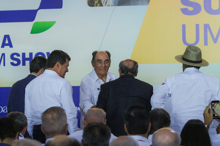 Ignacio Galán, presidente ejecutivo de Iberdrola y el vicepresidente de Brasil, Geraldo Alckmin.