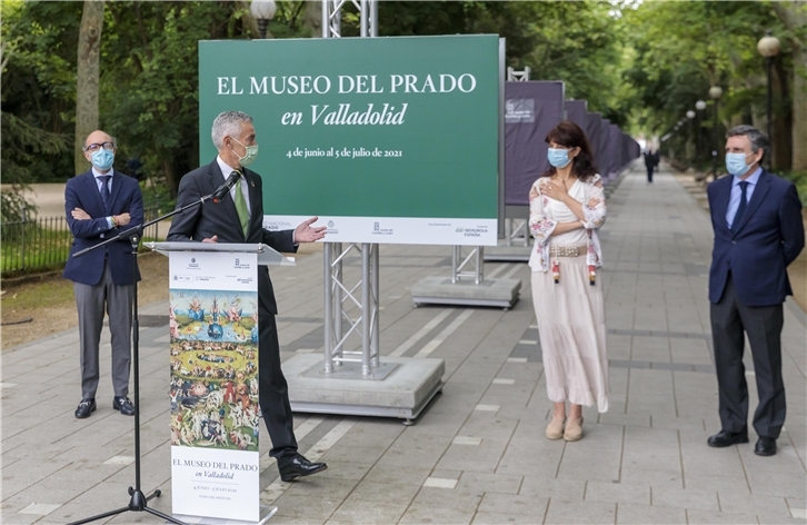 Ortega, García, Redondo y Úbeda inauguran El Prado en las calles en Valladolid II